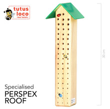 Load image into Gallery viewer, G. Specialised Perspex Roof Bee Hotel - Hook